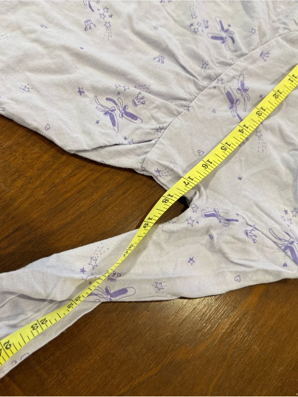 GAP Lilac Long-Sleeve Dress with Ballerina Motif
